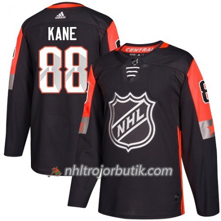 Chicago Blackhawks Tröja Patrick Kane 88 2018 NHL All-Star Central Division Adidas Svart Authentic